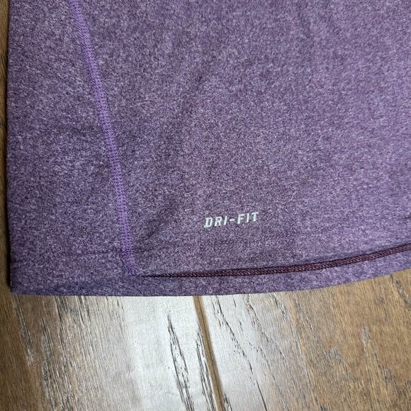 Nike Dri-Fit Heathered Purple Running Jacket - Picture 8 of 11
